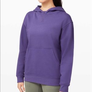 All Yours Hoodie *Terry (Midnight Orchid)